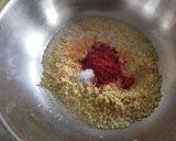 A picture of step 1 of Daal - Palak.