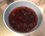 Une image de l'étape 1 de Tarte pommes cranberries pêche (pâte brisée cranberry pêche).