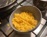 A picture of step 2 of Kimchi Fried Rice.