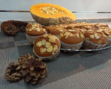 Foto del paso 9 de la receta: Magdalenas de yogurt griego, calabaza y chocolate blanco 🎃 🍫