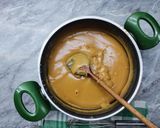 Karamellás szelet diós grillázzsal recept fázis 3 fotója