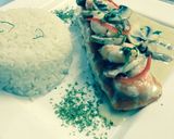 Foto del paso 4 de la receta: Pescado en salsa da camarones y champiñones