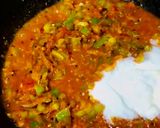 A picture of step 5 of Capsicum Tomato Curd Sabzi.