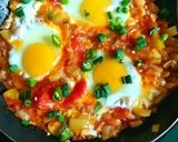 Foto langkah ke 8 dari resep Telor Ceplok Saus Tomat (Shakshuka).