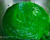 A picture of step 1 of Palak paneer.