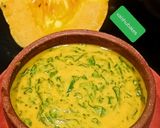 A picture of step 8 of Pumpkin leaves Curry (kohlyachya pananchi bhaji).
