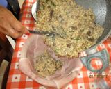 Foto del passaggio 15 della ricetta Timballo di riso al prosciutto cotto e funghi
