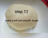 A picture of step 13 of Bow tie buns.