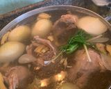 Hình bước làm 1 của món Phở gà bò viên