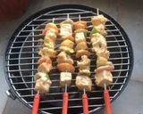 A picture of step 9 of Barbeque veg platter.