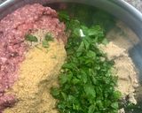 A picture of step 1 of Frozen Reshmi Beef Kofta (Make & Store).