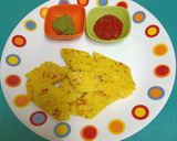 A picture of step 4 of Live Dhokla (Using Home-Made Premix).