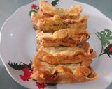 Foto langkah ke 6 dari resep Martabak Mie Tahu Kulit Lumpia.