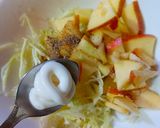 A picture of step 2 of Apple Cabbage salad.