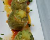 Foto del paso 11 de la receta: Calabacines con Sombrero Rellenos de Atún (109)