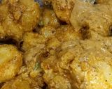 A picture of step 4 of Laccha Paratha with Aloo Sabzi.