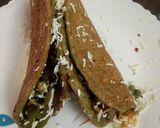A picture of step 9 of Moong chilka dal tacos.