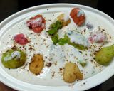 A picture of step 7 of Colourful angoori raita.