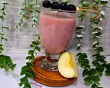 عکس مرحله 4 از دستور اسموتی انگور و سیب 😋