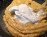 A picture of step 2 of Besan malai peda.