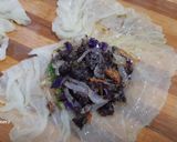 Foto del paso 5 de la receta: Hojas de col rellenas de verduras y morcilla de Burgos