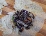 Foto del paso 5 de la receta: Hojas de col rellenas de verduras y morcilla de Burgos