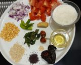A picture of step 1 of Chettinad Tomato Chutney.