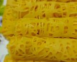 Gambar langkah 4 resipi Roti jala tanpa telur.