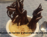 Foto del paso 17 de la receta: Mousse de turrón y chocolate de decoración