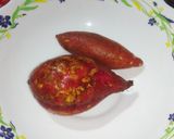 A picture of step 1 of Sweet Potato Dumplings Kheer.