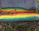 Foto langkah ke 5 dari resep Rainbow Bagel.