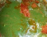 A picture of step 2 of Palak paneer.