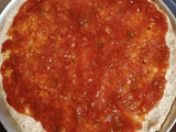 Pizza con harina integral