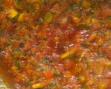 A picture of step 5 of Baingan Bhartha.