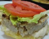 Foto del paso 6 de la receta: Arepa rellena de fiambre de pollo casero🫓🥙🥯