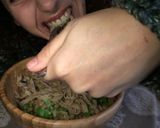 Foto del paso 6 de la receta: Tallarines de espelta con soja texturizada y salsa de tofu con brócoli y albahaca