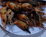 รูปขั้นตอนการทำที่ 3 ของ กุ้งย่าง น้ำจิ้มซีฟู้ด