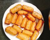 Hình bước làm 5 của món Chả giò eat clean