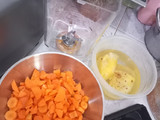 Carrot and pineapple juice