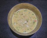 A picture of step 2 of Veg masala oats balls.
