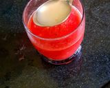 A picture of step 3 of Summer special simple watermelon juice.