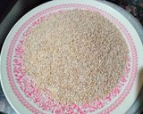 A picture of step 1 of Broken wheat and lentils Adai.