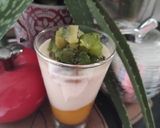 Une image de l'étape 6 de Panna cotta mangue et kiwi.