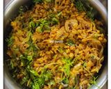 मूग डाळ टाकून पत्ता कोबीची भाजी (Moong Dal Patta Kobichi Bhaji Recipe In Marathi) रेसिपी स्टेप 5 फोटो 