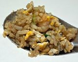 A picture of step 9 of Japanese Crab Fat Fried Rice.