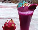 A picture of step 3 of Dragon Fruit Milk Shake.