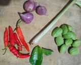 Foto langkah ke 1 dari resep Sambal Cabe Pete Dadakan.