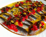 Foto del paso 11 de la receta: Sardinas marinadas, y mermelada de piquillos
