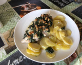 Foto del paso 7 de la receta: Pechuga de pollo rellena de espinacas
