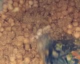 A picture of step 2 of Chatpati chana chaat.